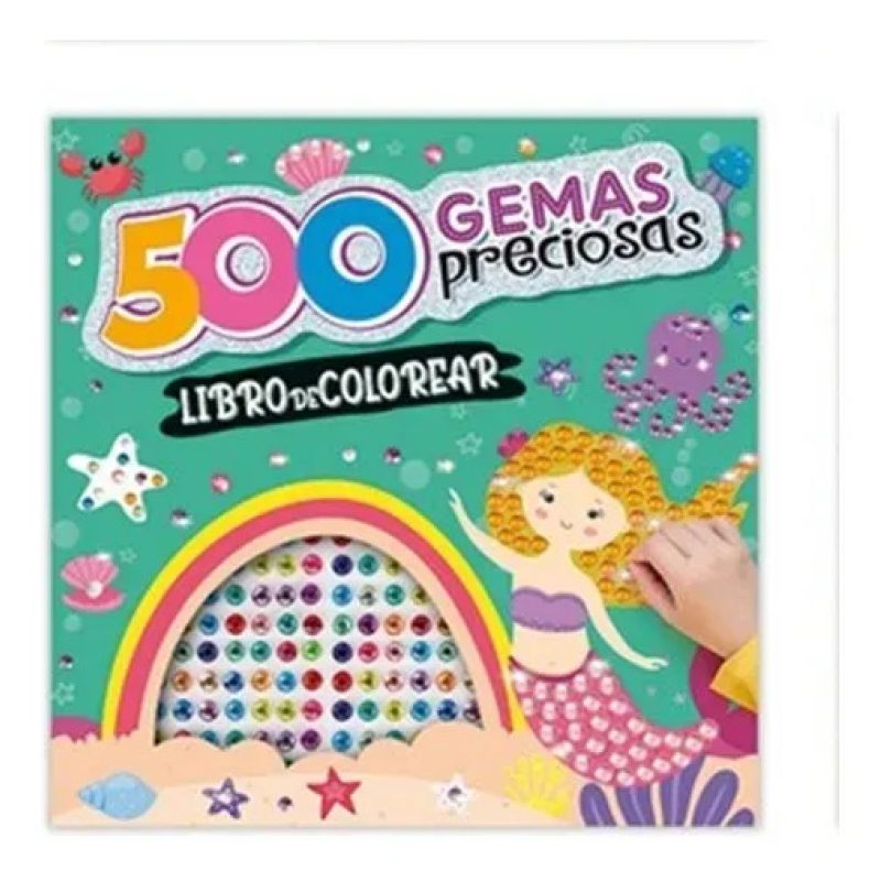500 GEMAS PRECIOSAS Nº3- LIBRO PARA COLOREAR