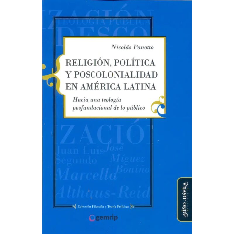RELIGION POLITICA Y POSCOLONIALIDAD