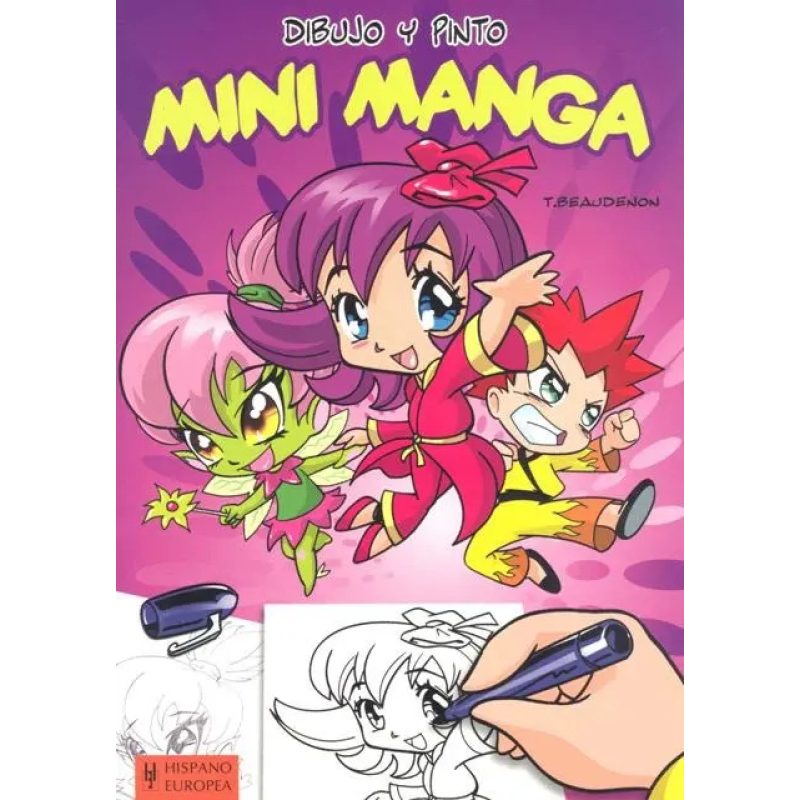 MINI MANGA  DIBUJO Y PINTO