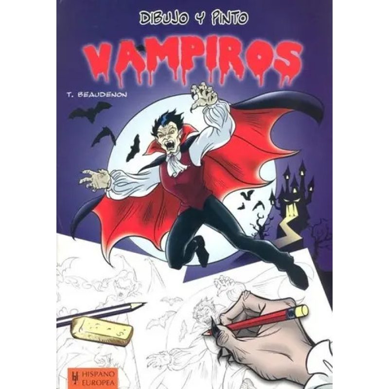 VAMPIROS  DIBUJO Y PINTO