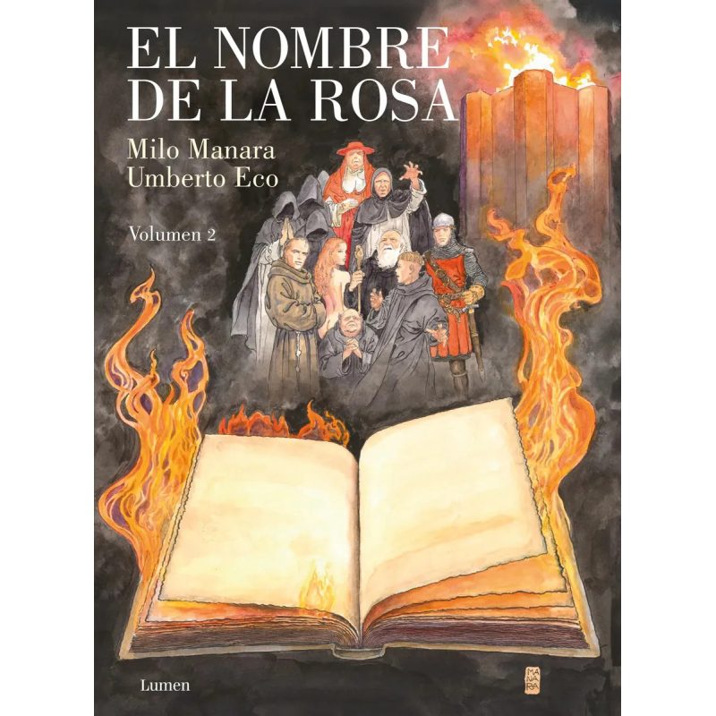 EL NOMBRE DE LA ROSA LA NOVELA GRAFICA VOL 2  TD