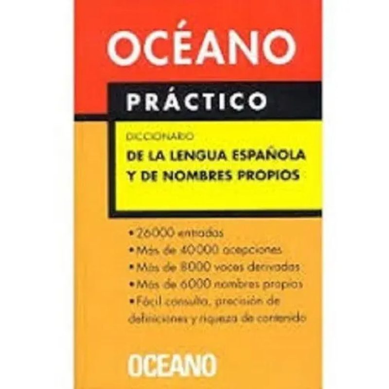 OCEANO LENGUA  ESPAÑOLA Y NOMBRES PRACTICO