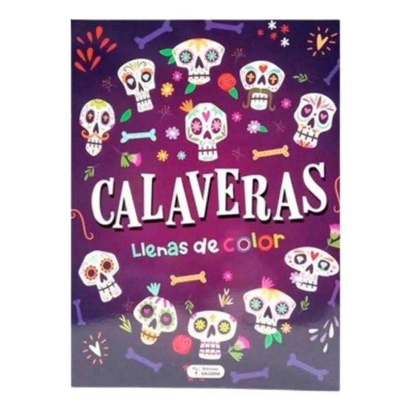 COLOREA CALAVERAS LLENAS DE COLOR