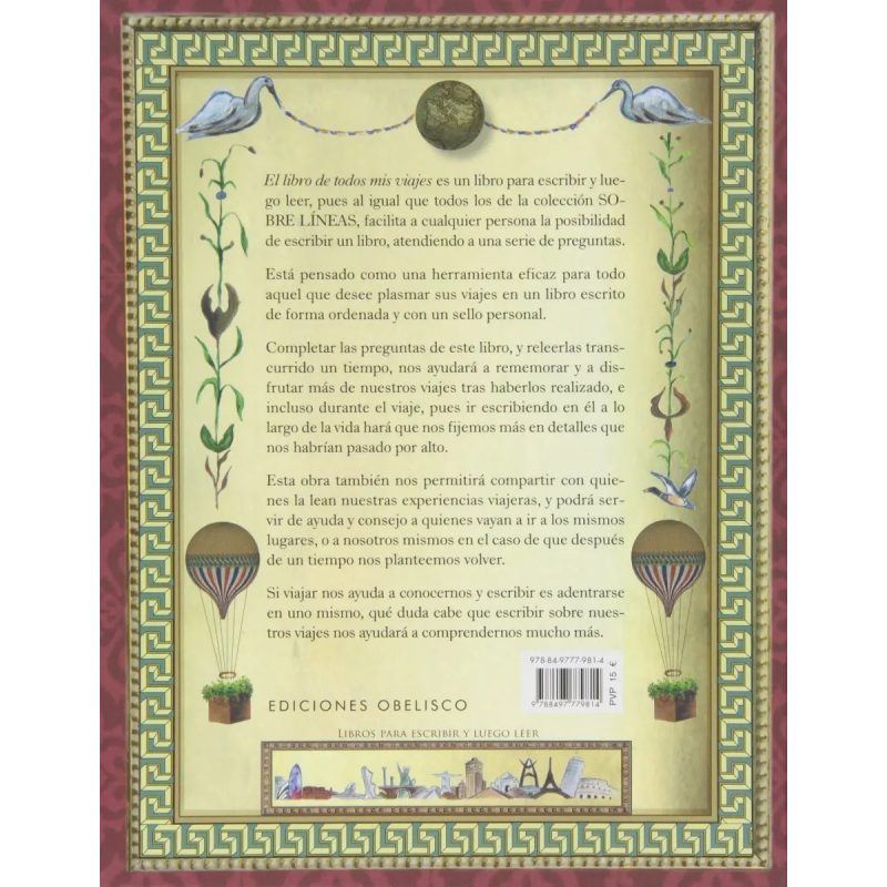 LIBRO DE TODOS MIS VIAJES EL      TD