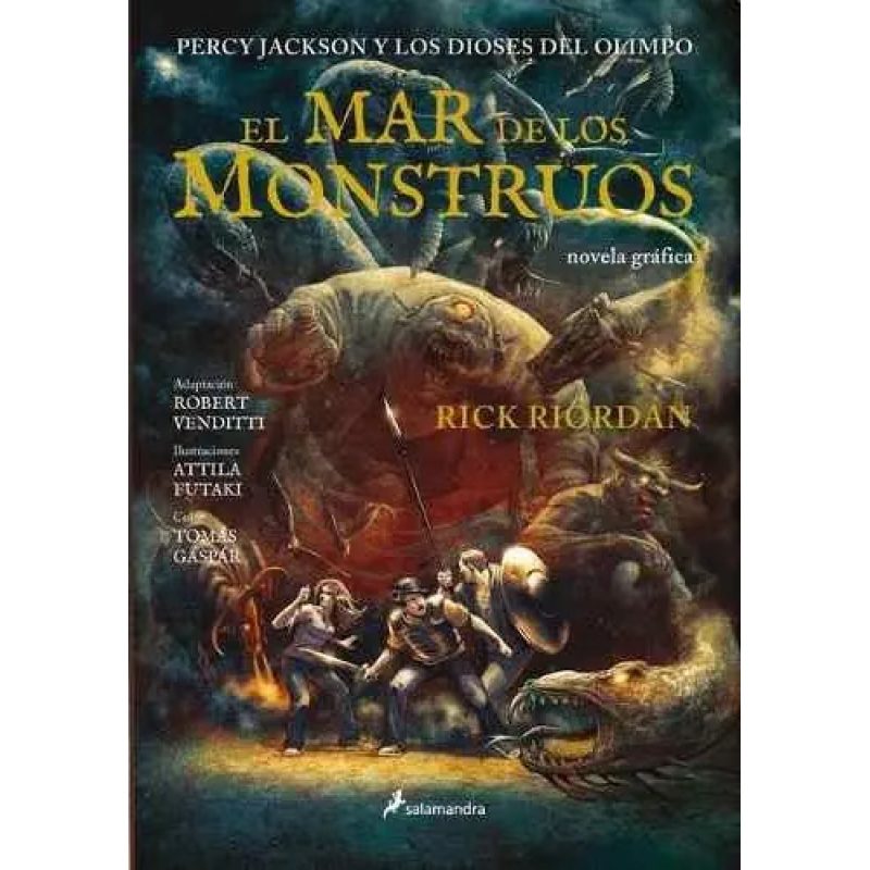 EL MAR DE LOS MONSTRUOS (PERCY JACKSON Y LOS DIOSES DEL OLIMPO [NOVELA GRAFICA] 2)