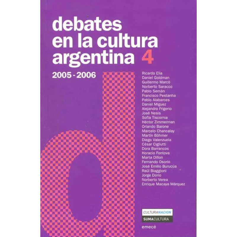 DEBATES EN LA CULTURA ARGENTINA 4