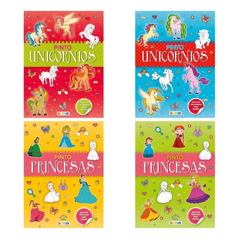 PRINCESAS Y UNICORNIOS  SURTIDO