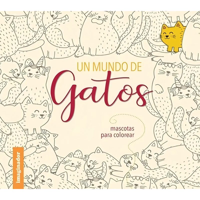 UN MUNDO DE GATOS PARA COLOREAR