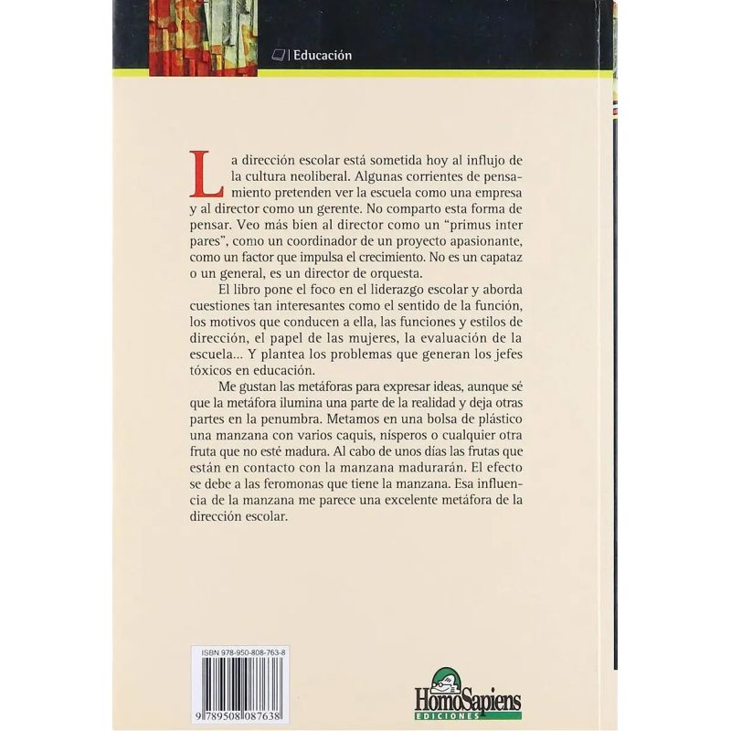FEROMONAS DE LA MANZANA LAS EL VALOR EDUCATIVO DE LA DIRECCION ESCOLAR