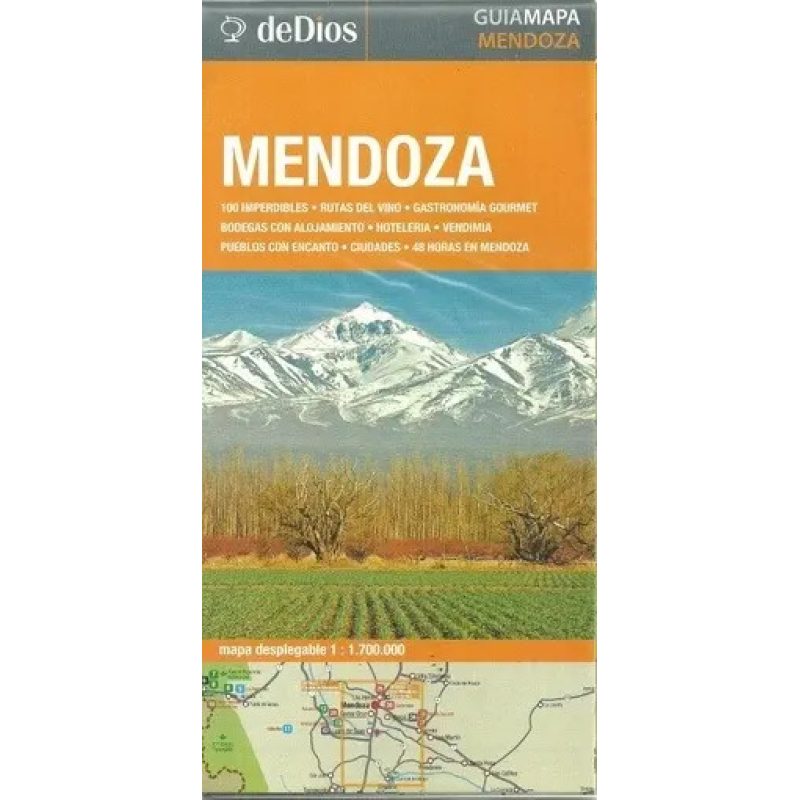 MENDOZA RUTA DEL VINO GUIA MAPA