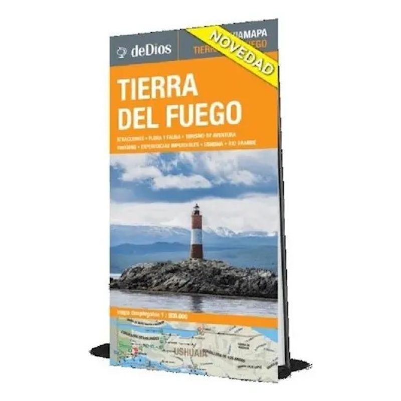 TIERRA DEL FUEGO GUIA MAPA