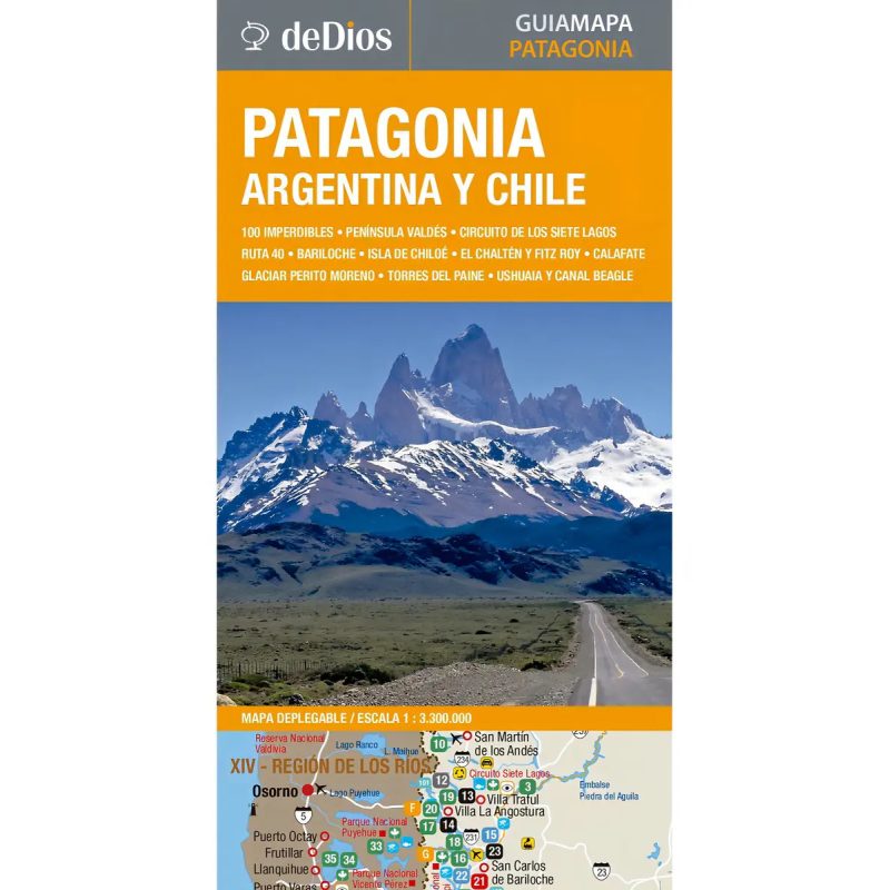 PATAGONIA ARGENTINA Y CHILE GUIA MAP