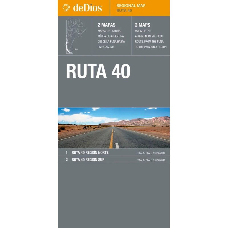 RUTA 40 REGIONAL MAP