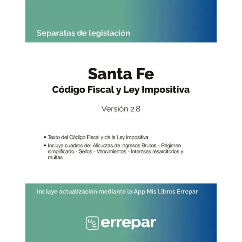 SEPARATAS CODIGO FISCAL Y LEY IMPOS. 2.8 SANTA FE