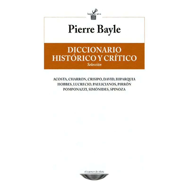 DICCIONARIO HISTORICO Y FILOSOFICO