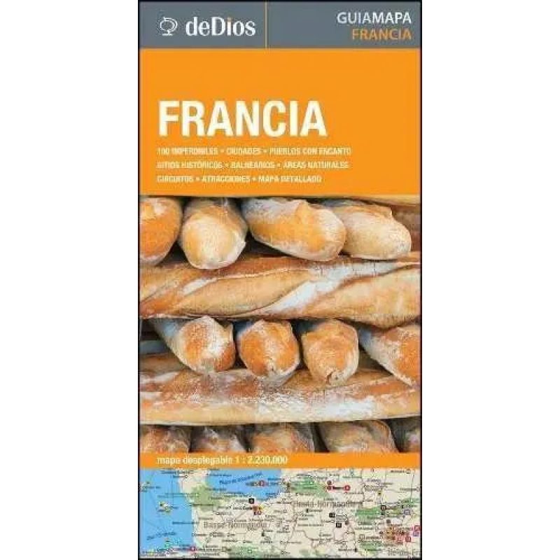 FRANCIA GUIA MAPA
