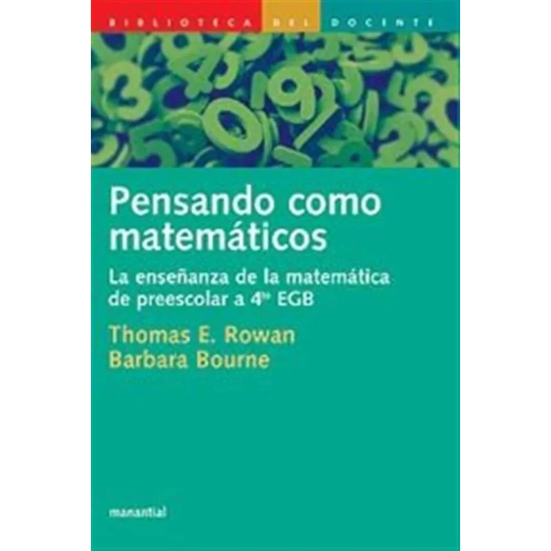 PENSANDO COMO MATEMATICOS