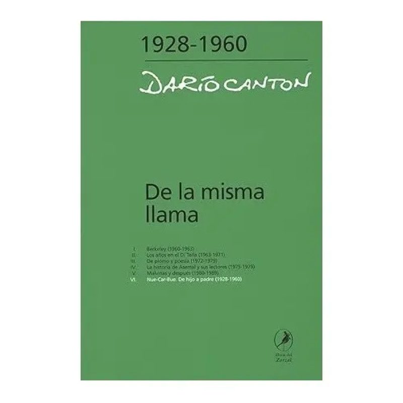 DE LA MISMA LLAMA TOMO 6  1928-1960 NUE-CAR-BUE