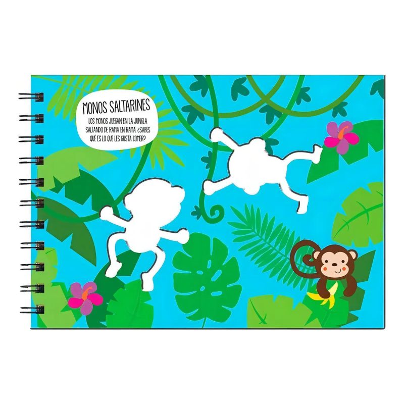 EN LA JUNGLA - MI LIBRO DE STENCIL