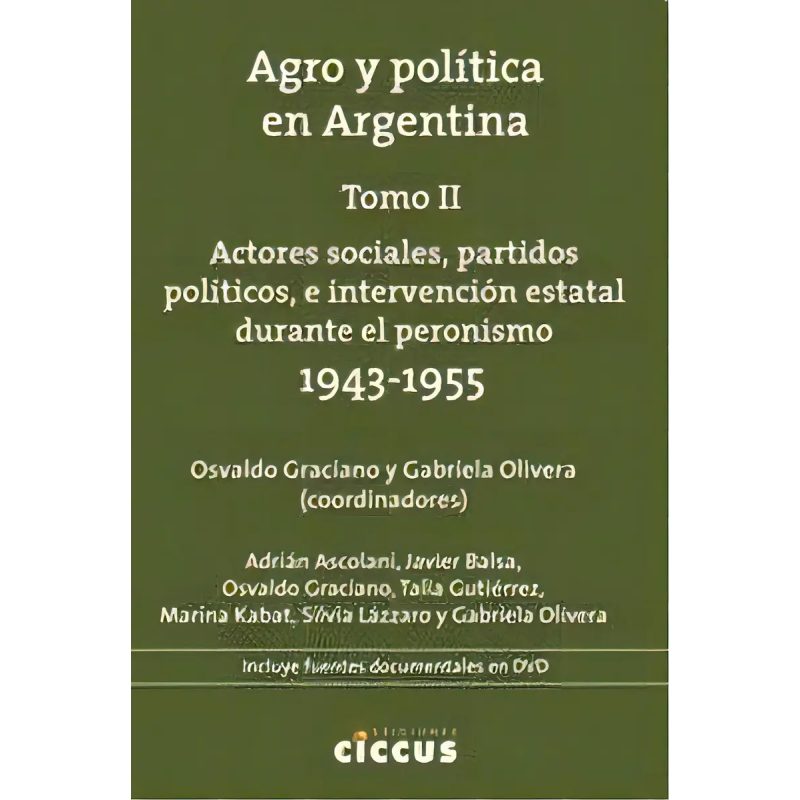 AGRO Y POLITICA EN ARGENTINA 2 +CD