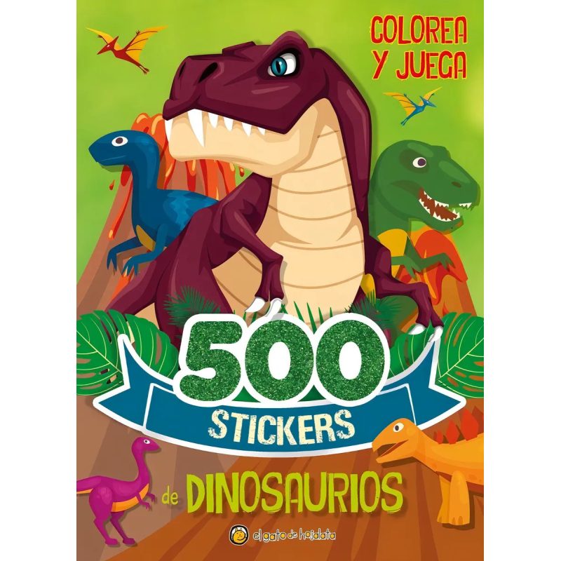 500 STICKERS DE DINOSAURIOS 3