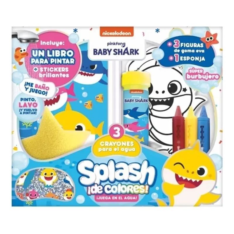 BABY SHARK SPLASH DE COLORES