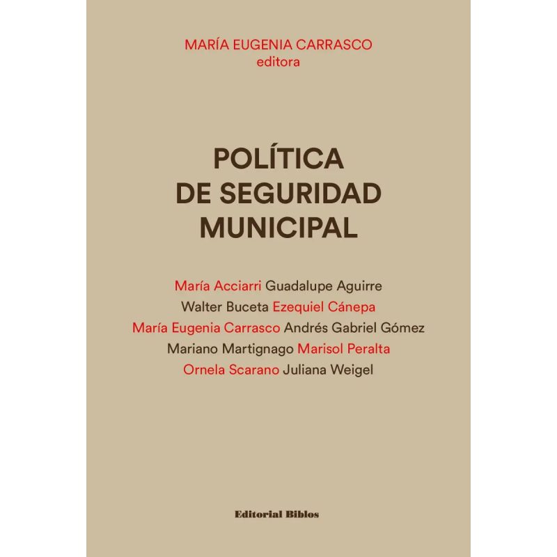 POLITICA DE SEGURIDAD MUNICIPAL