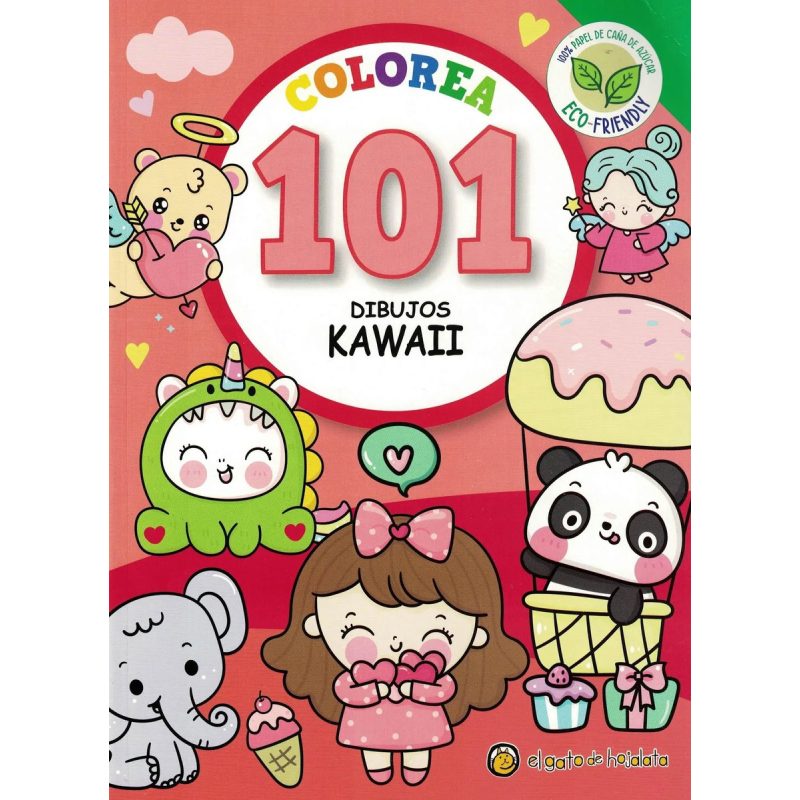 COLOREA 101 DIBUJOS KAWAII