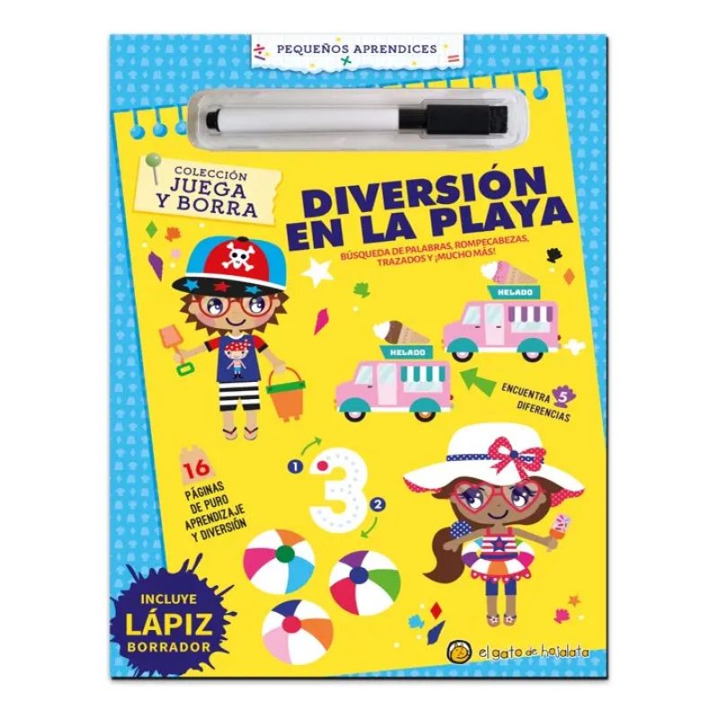 DIVERSION EN LA PLAYA *JUEGA Y BORRA*