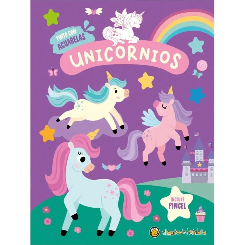 UNICORNIOS *PINTO CON ACUARELAS*