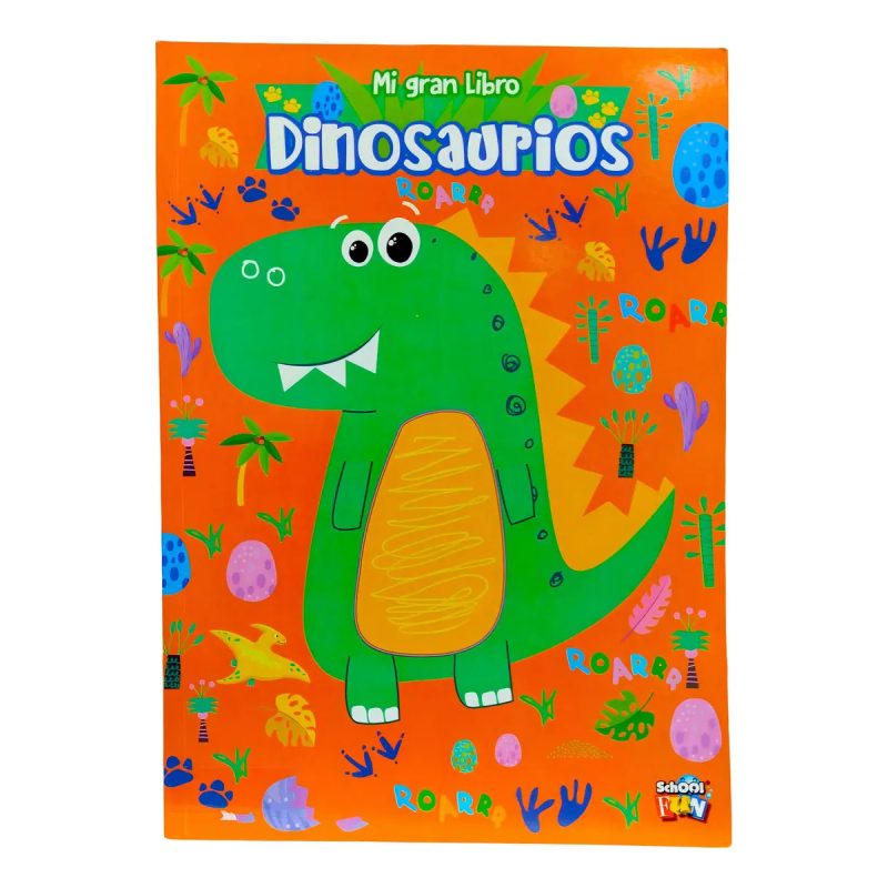 MI GRAN LIBRO DINOSAURIOS P/COLOREAR