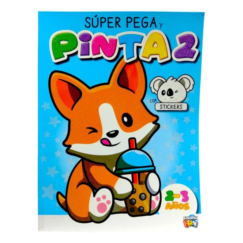 SUPER PEGA Y PINTA 2 C/STICKERS