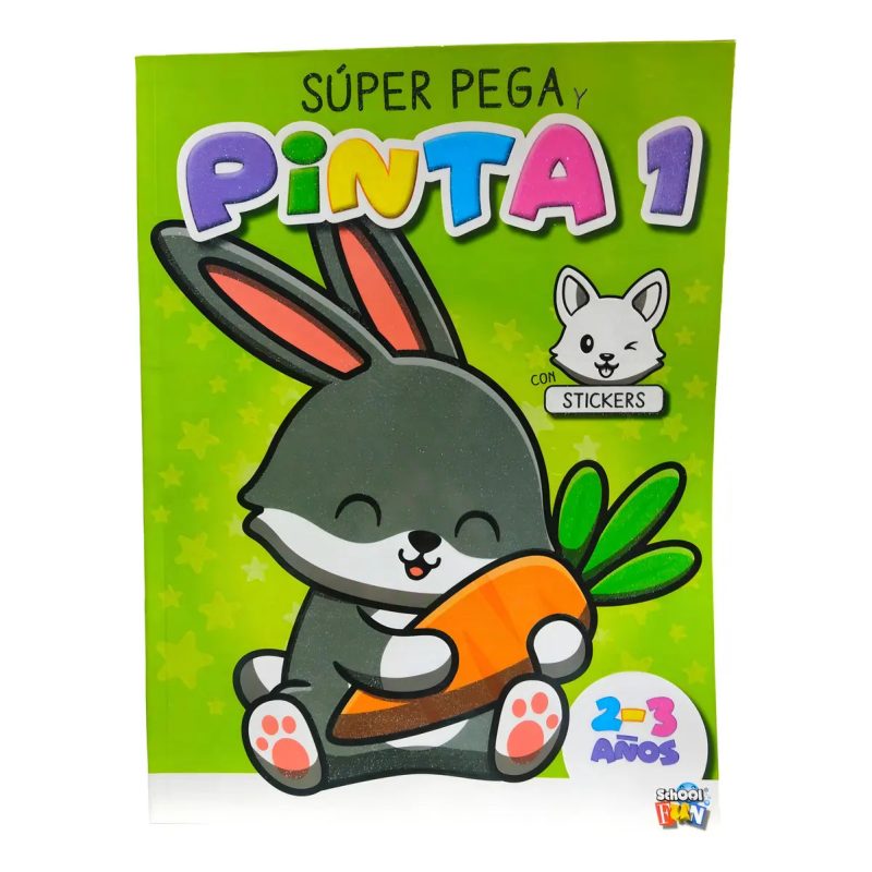 SUPER PEGA Y PINTA 1 C/STICKERS