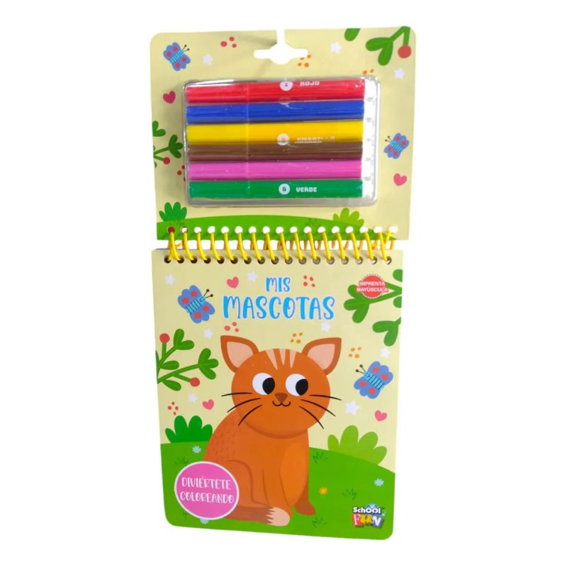 DIVIERTETE COLOREANDO MASCOTAS