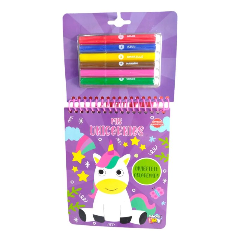 DIVIERTETE COLOREANDO UNICORNIOS
