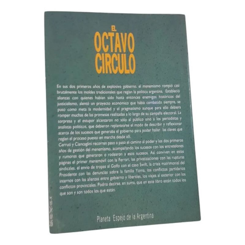 El Octavo Círculo - G. Cerruti Y S. Ciancaglini - Planeta (Usado) - Miniatura 2